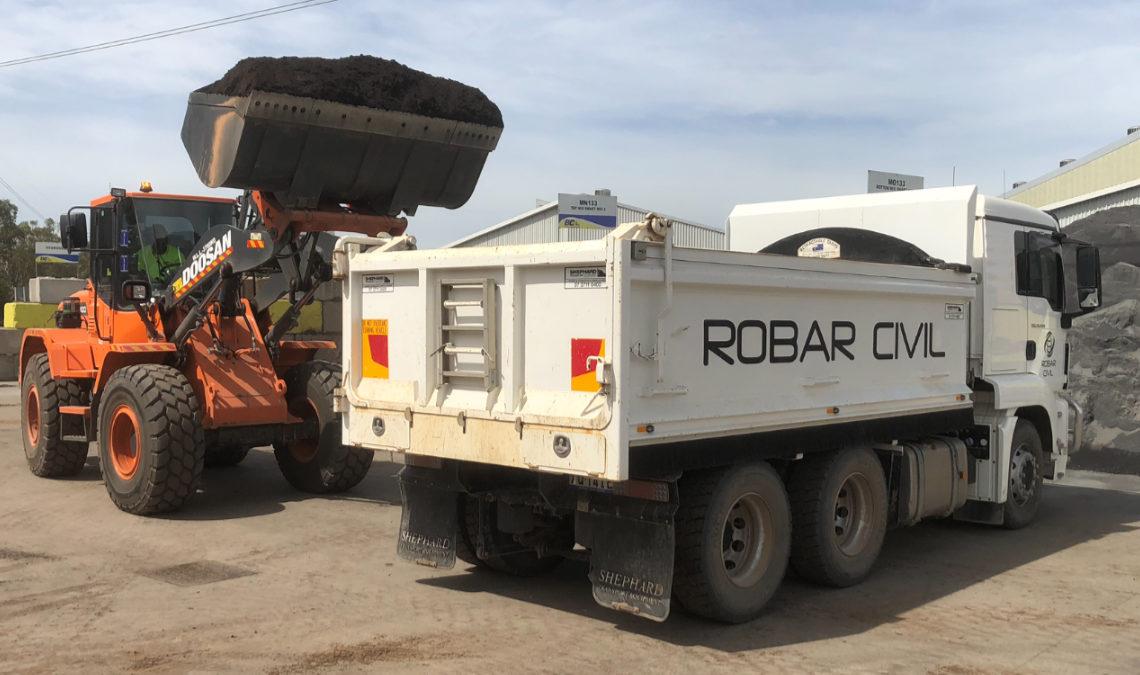 robar tipper and front end loader