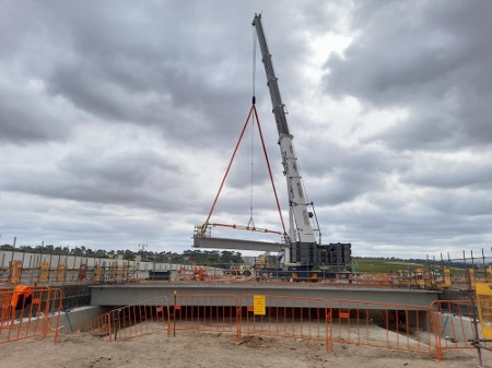 aldina rd bridge over new overpass