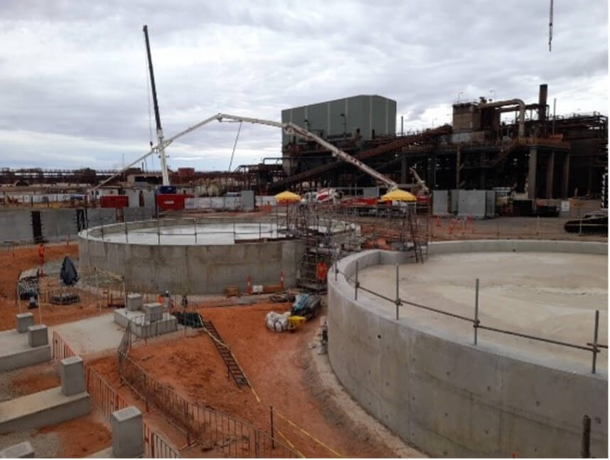 bhp olympic dam acid tanks