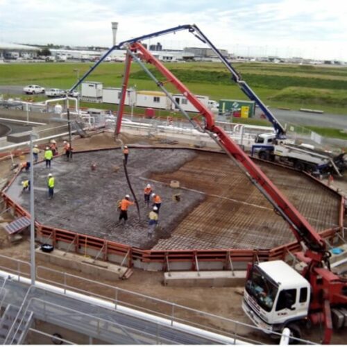 tank 7 construction at juhi refuelling depot